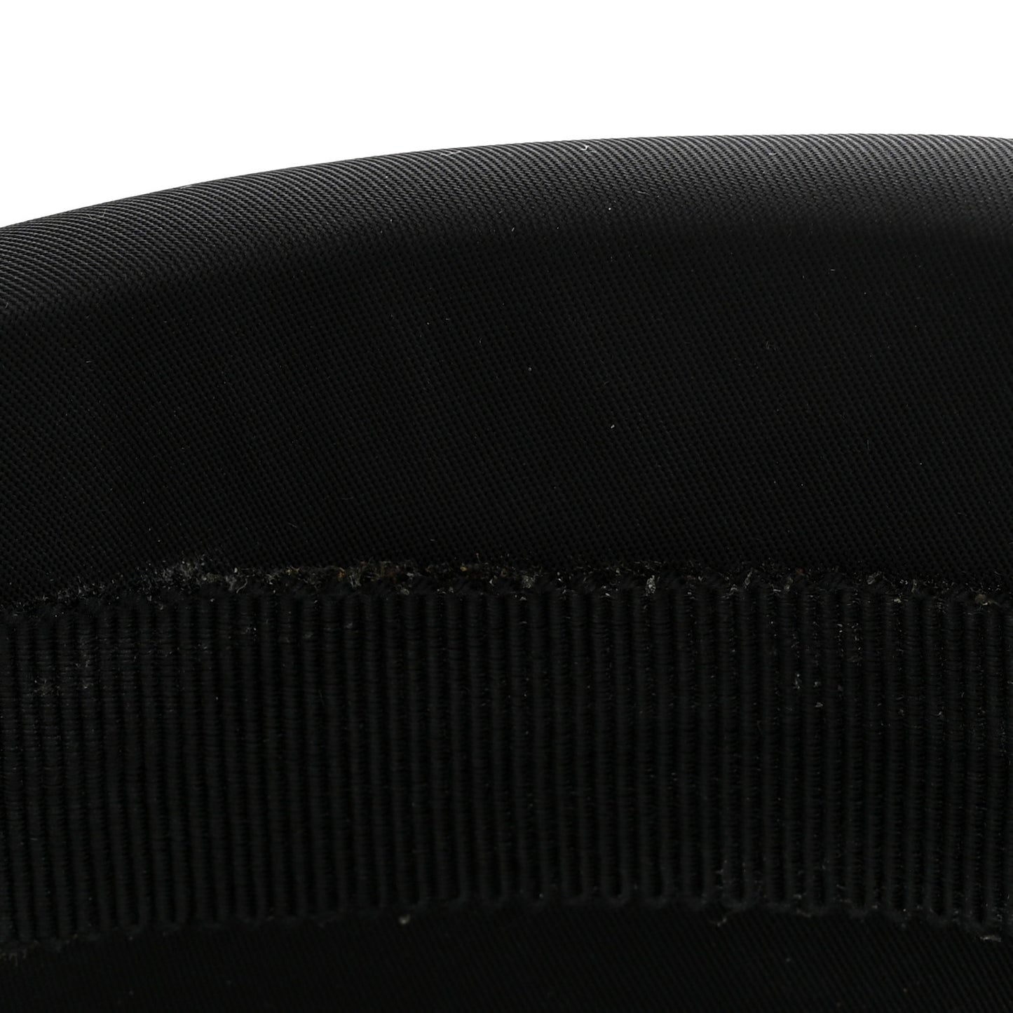 Re-Nylon Metal Triangle Logo Headband Black