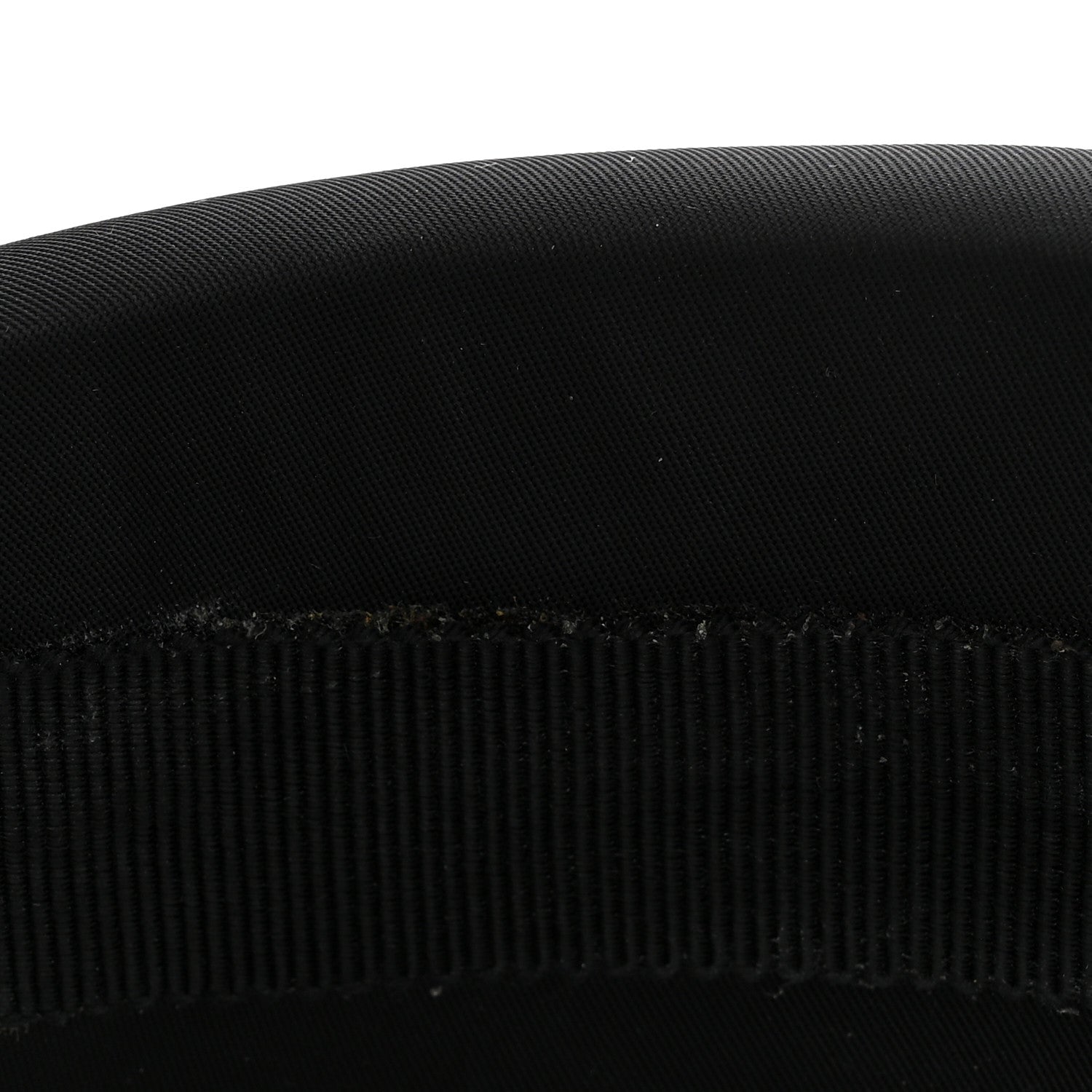 Prada Re-Nylon Metal Triangle Logo Headband Black 6 of 7