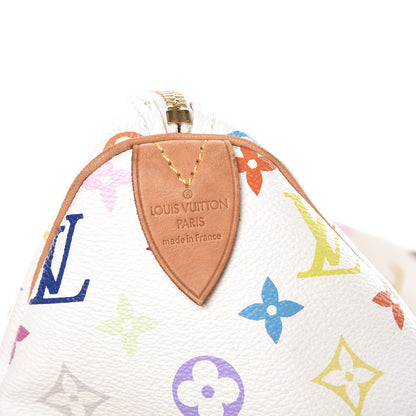 Louis Vuitton Monogram Multicolor Speedy 30 White 8 of 16