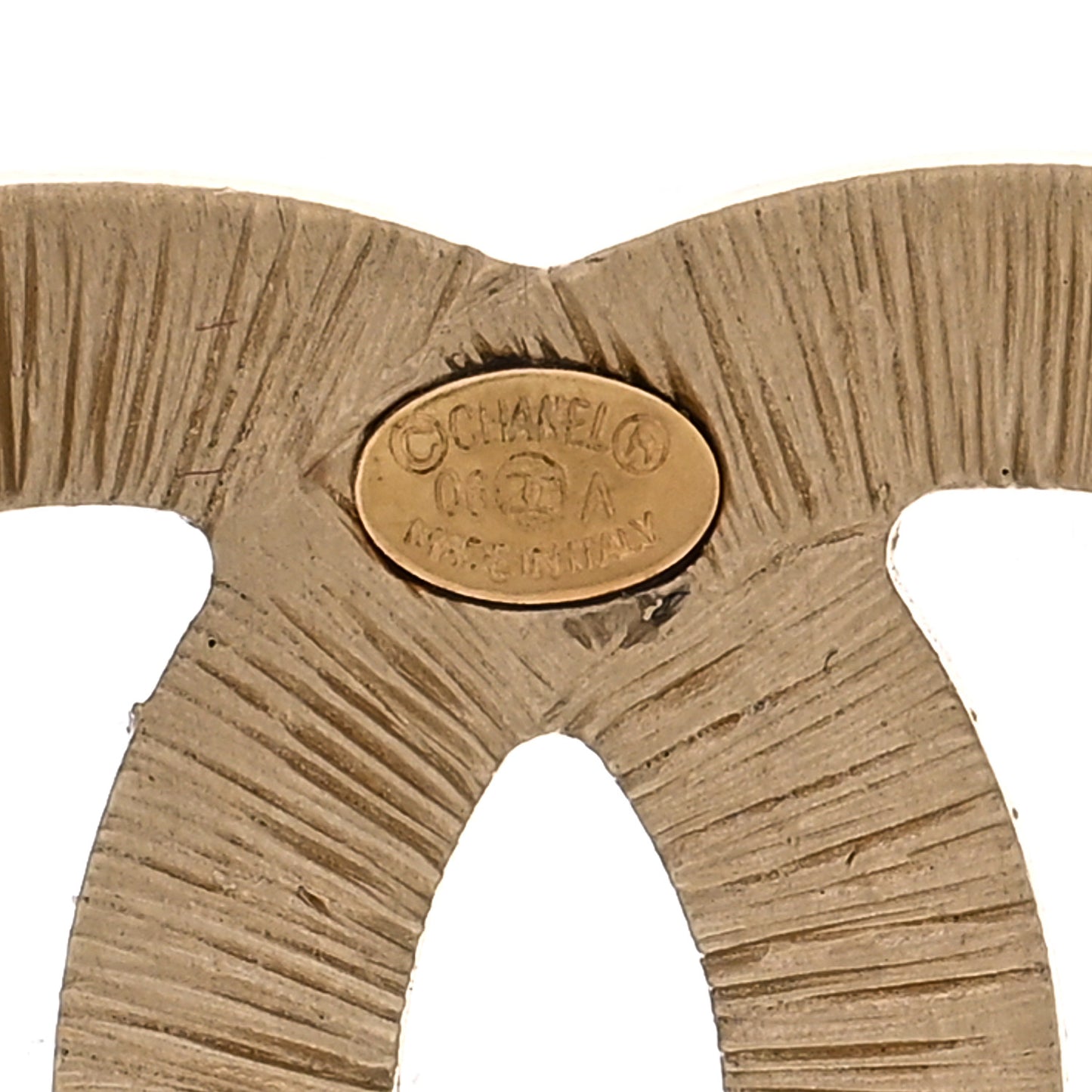 Crystal CC Brooch Gold Multicolor