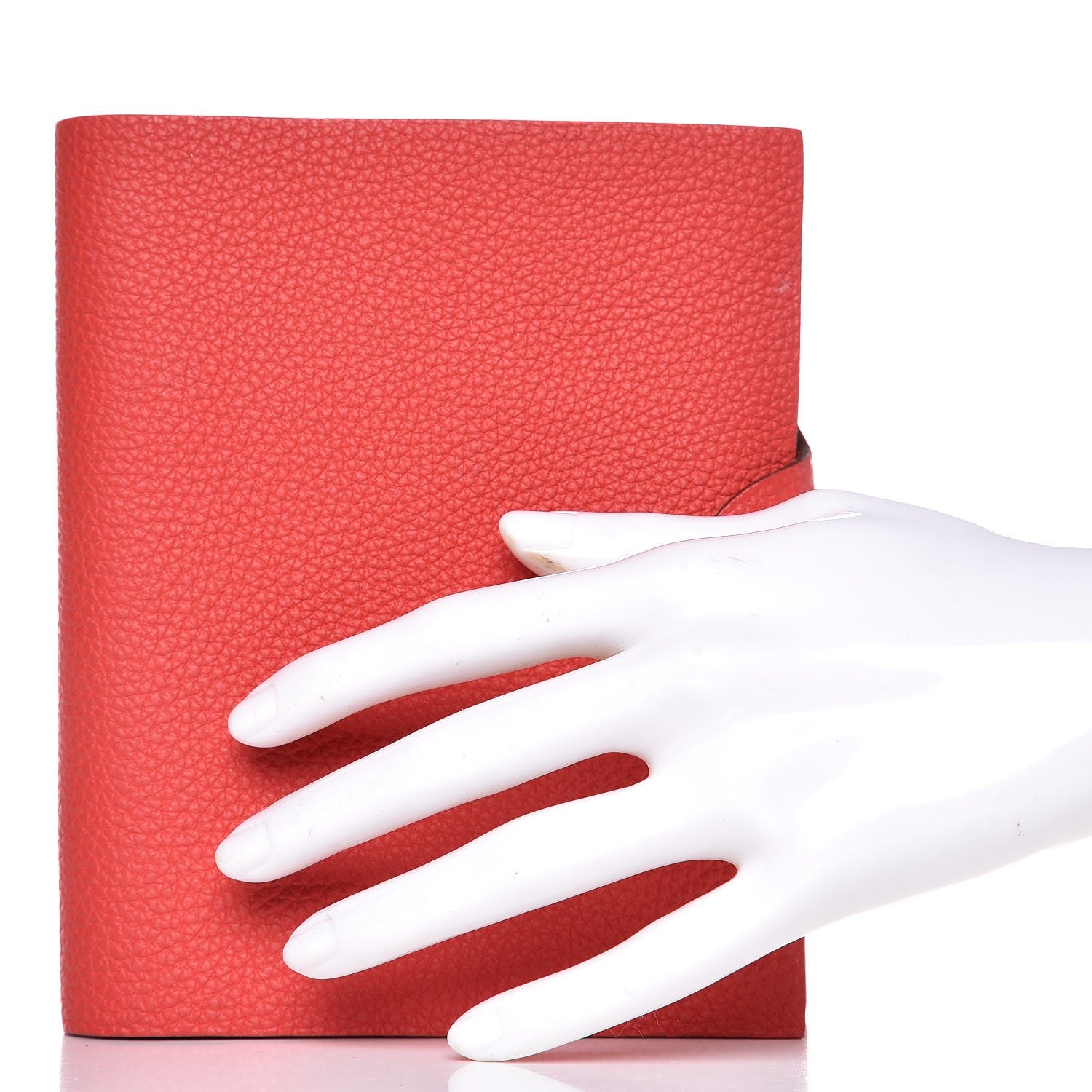 Hermes Togo Ulysse PM Agenda Cover Rouge Pivoine 2 of 12