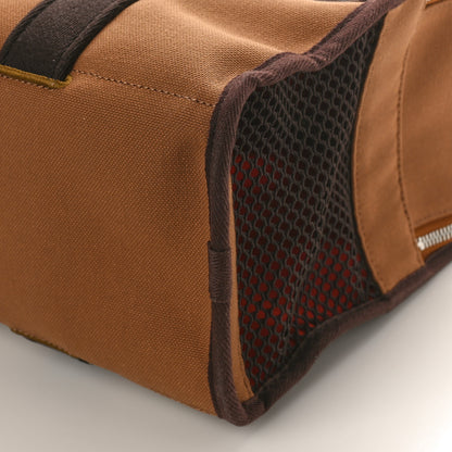 Hermes Polyamide Cotton Carrying Dog Bag Fauve Feu 8 of 8