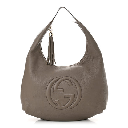 Gucci Pebbled Calfskin Large Soho Hobo New Fango 1 of 14