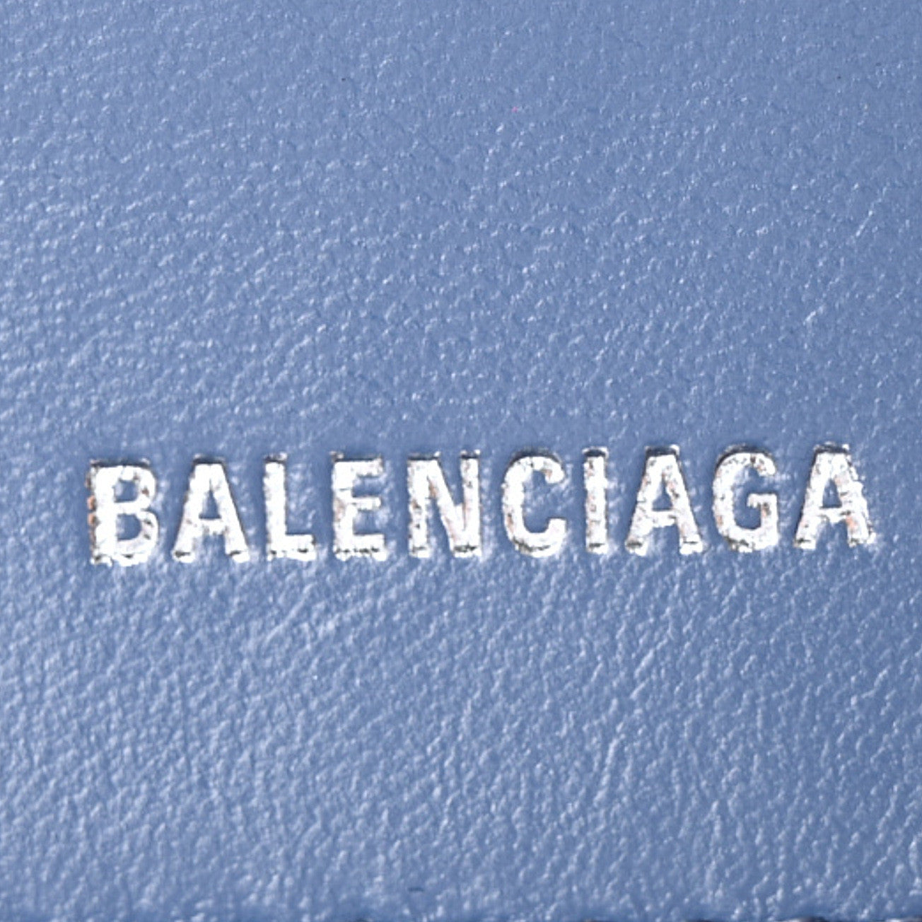 Balenciaga Denim BB Monogram Small Hourglass Top Handle Bag Blue 6 of 10