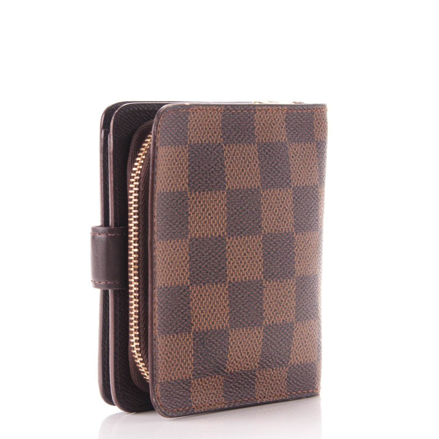 Louis Vuitton Damier Ebene Zippe Zipped Compact Wallet 3 of 7