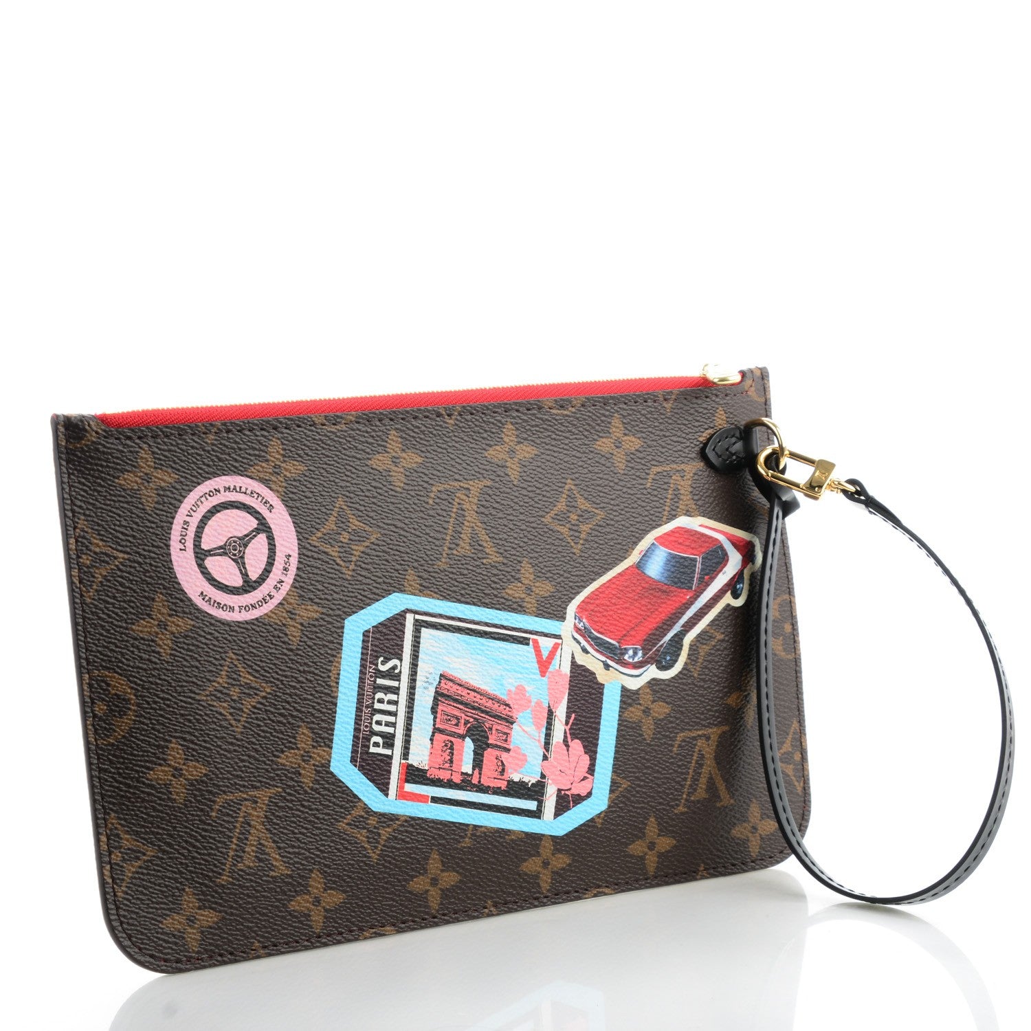 Louis Vuitton Monogram World Tour Neverfull MM GM Pochette 3 of 8