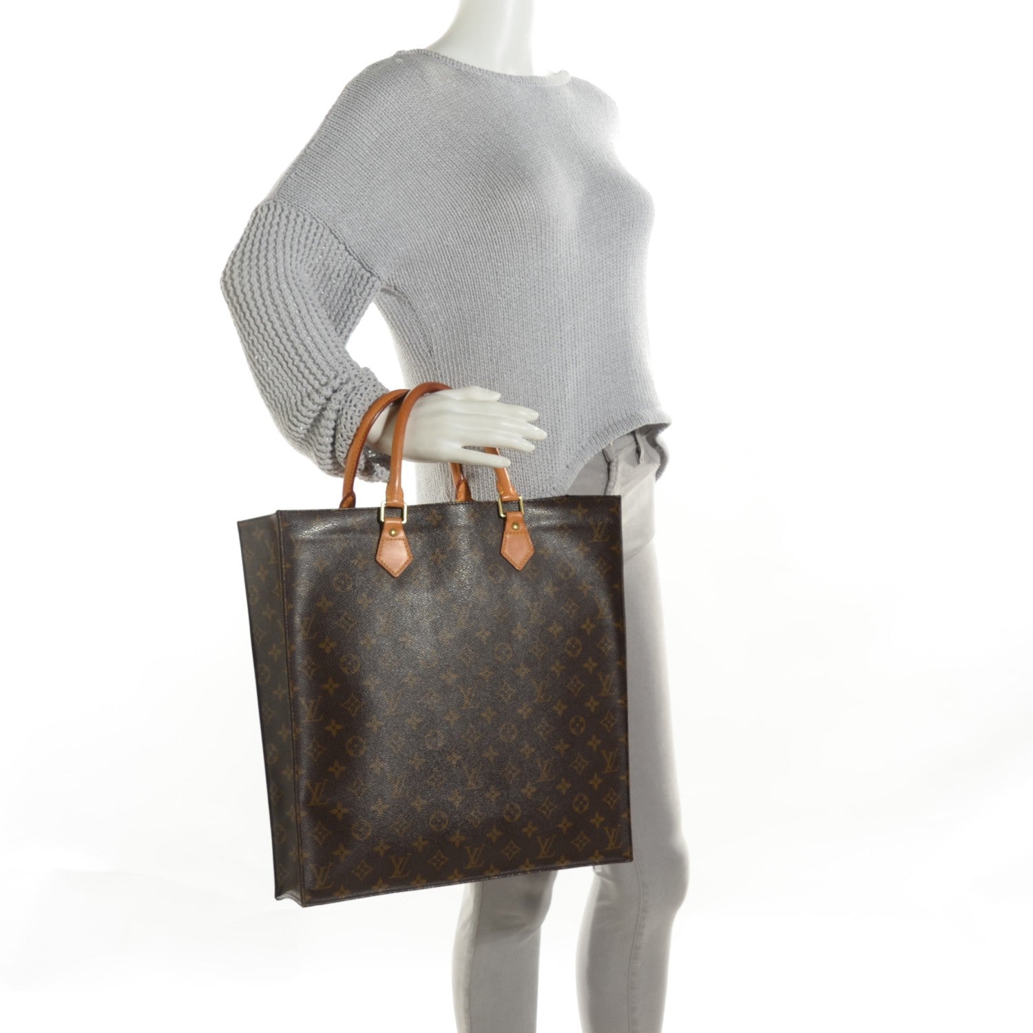 Louis Vuitton Monogram Sac Plat 2 of 10