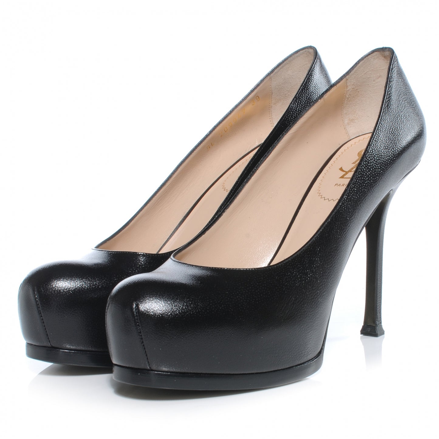 Leather Tribtoo 80 Pumps 39 Black