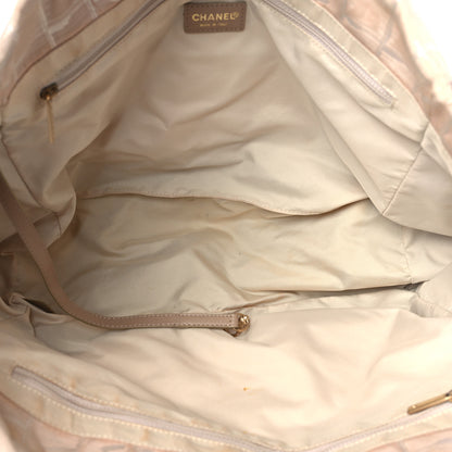 Chanel Nylon Medium Travel Tote Beige 5 of 15