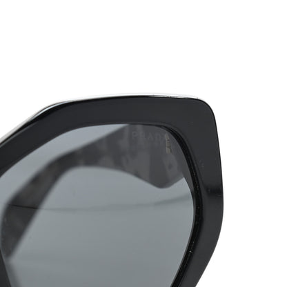 Prada Acetate Sunglasses SPR 16R Black Tortoise Grey 5 of 8