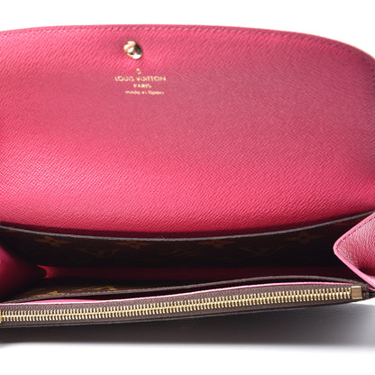 Louis Vuitton Monogram Bloom Flower Emilie Wallet 5 of 8