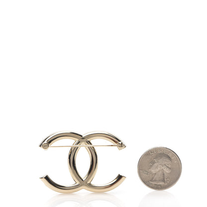 Chanel Baguette Crystal High Society CC Brooch Gold 2 of 4