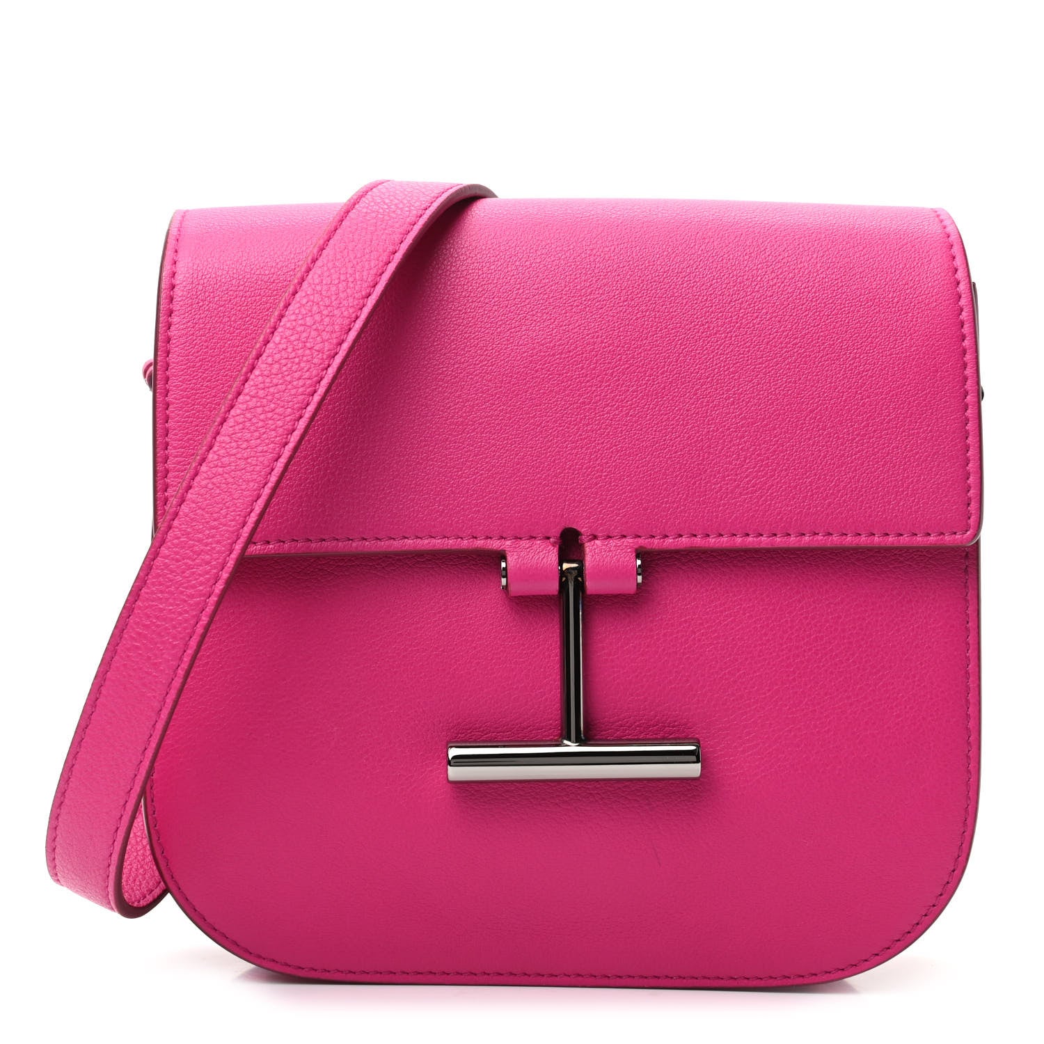 Tom Ford Calfskin Mini T Clasp Tara Crossbody Bag Pink 1 of 8