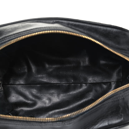 Chanel Lambskin Quilted Cosmetic Case Black 5 of 13