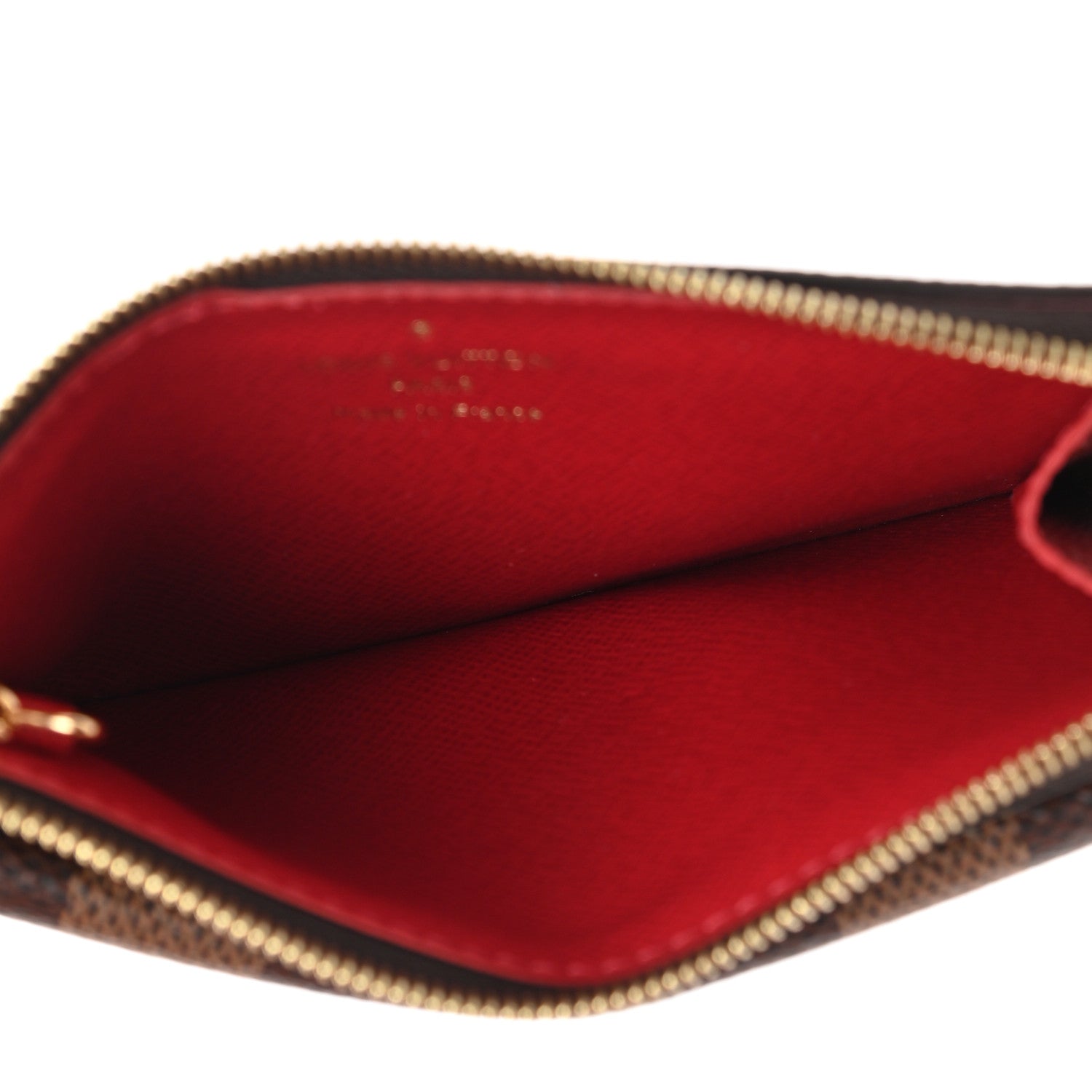 Louis Vuitton Damier Ebene Recto Verso Card Holder Red 5 of 7