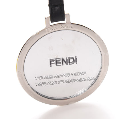 Fendi Fox Mink Fur Mirror Monster Bag Bug Charm Black Yellow 3 of 4