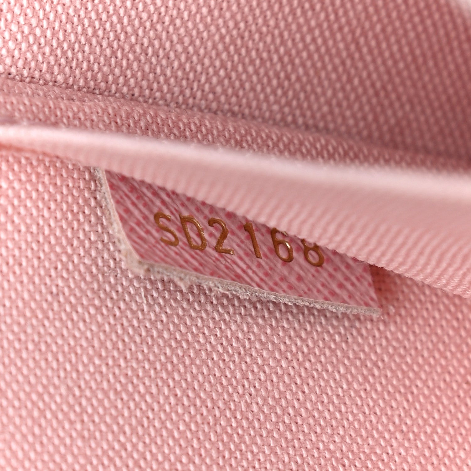 Louis Vuitton Damier Azur Pochette Felicie Chain Wallet Rose Ballerine 10 of 18