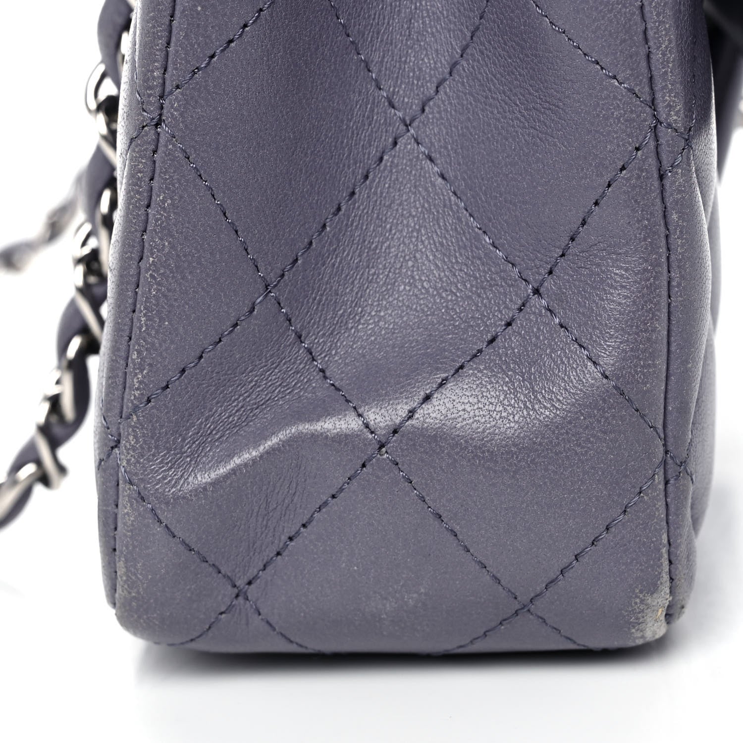 Chanel Lambskin Medium Double Flap Lavender 8 of 14