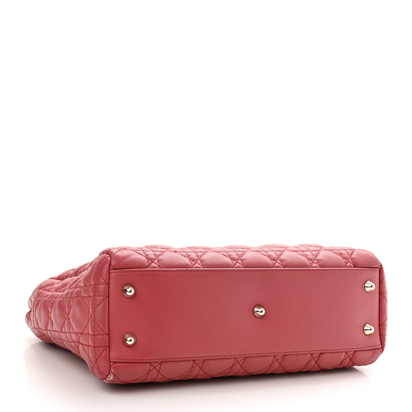 Lambskin Cannage Small Dior Soft Shopping Tote Pink