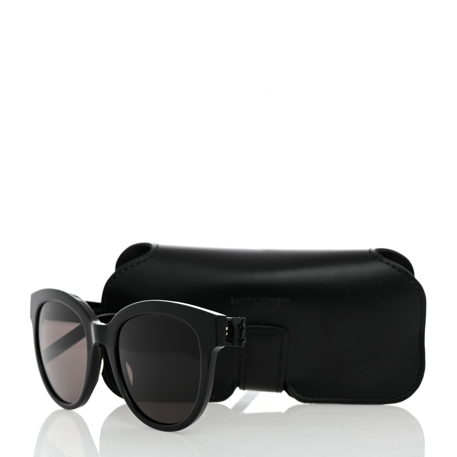 Saint Laurent Acetate Cateye Sunglasses Black 7 of 7