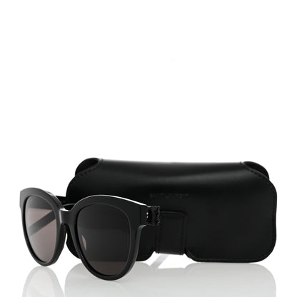 Saint Laurent Acetate Cateye Sunglasses Black 7 of 7