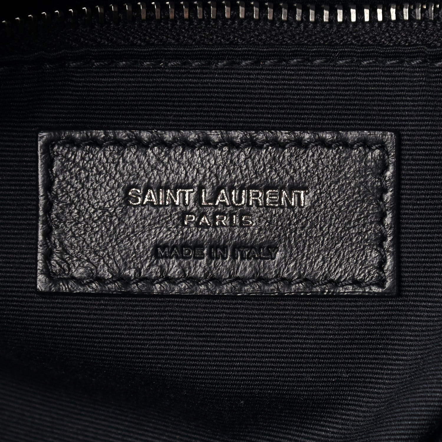 Saint Laurent Lambskin Quilted Small Loulou Puffer Monogram Chain Satchel Black 6 of 10