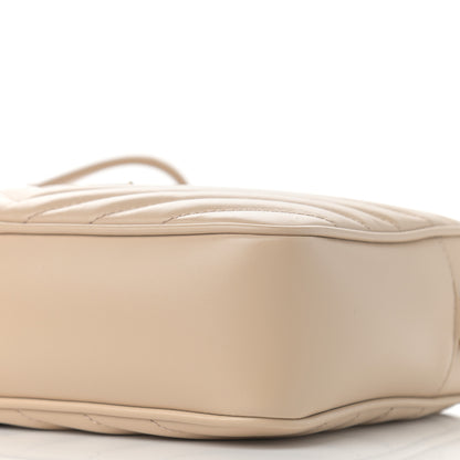 Saint Laurent Calfskin Matelasse Monogram Lou Camera Bag Dark Beige 6 of 10