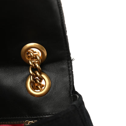 Gucci Velvet Matelasse Medium GG Marmont Shoulder Bag Black 11 of 11
