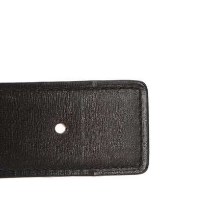 Hermes Box Togo 32mm H Belt 90 Chocolate Orange 11 of 17