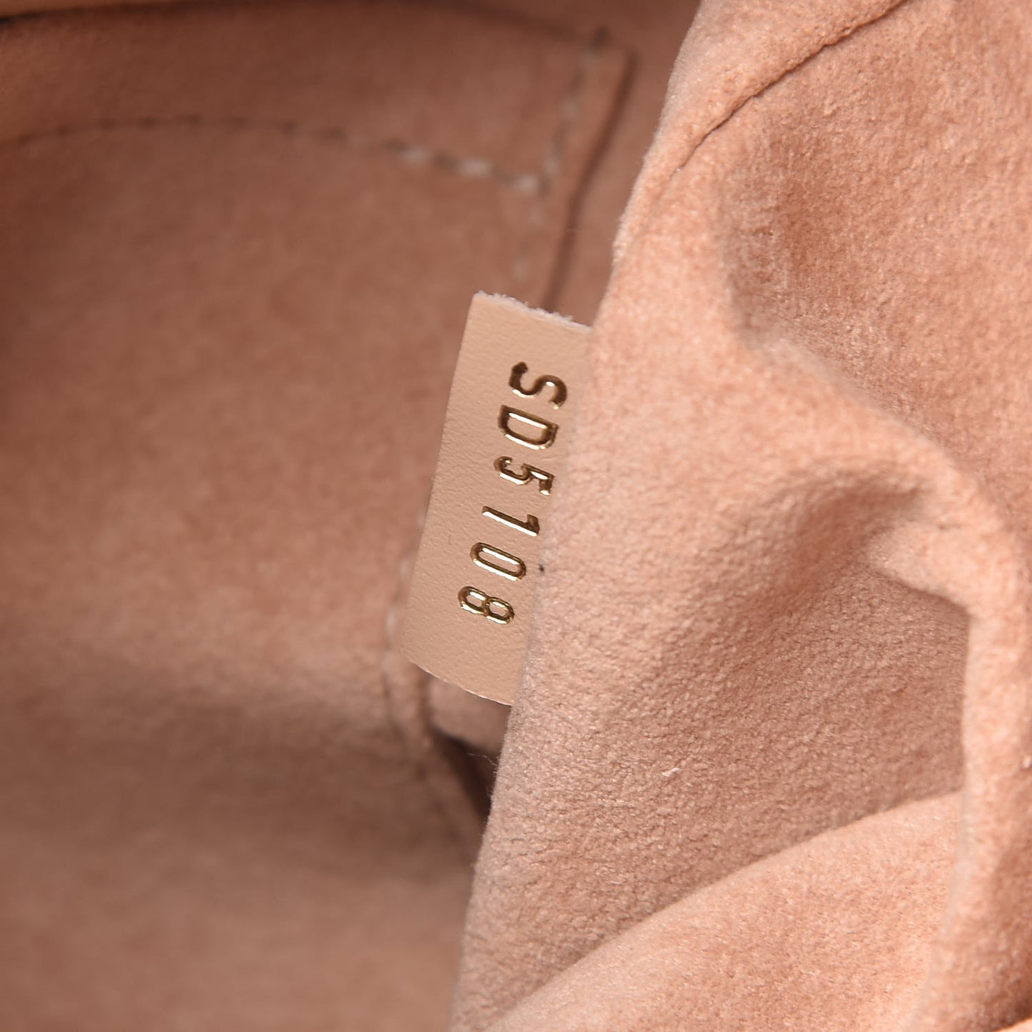 Empreinte V Tote MM Beige Rose Creme