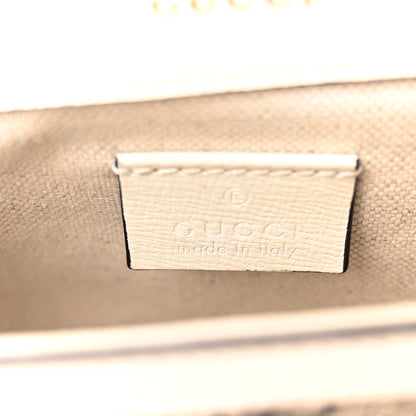 Gucci GG Supreme Monogram Web Mini Horsebit 1955 Shoulder Bag Beige Mystic White 6 of 10