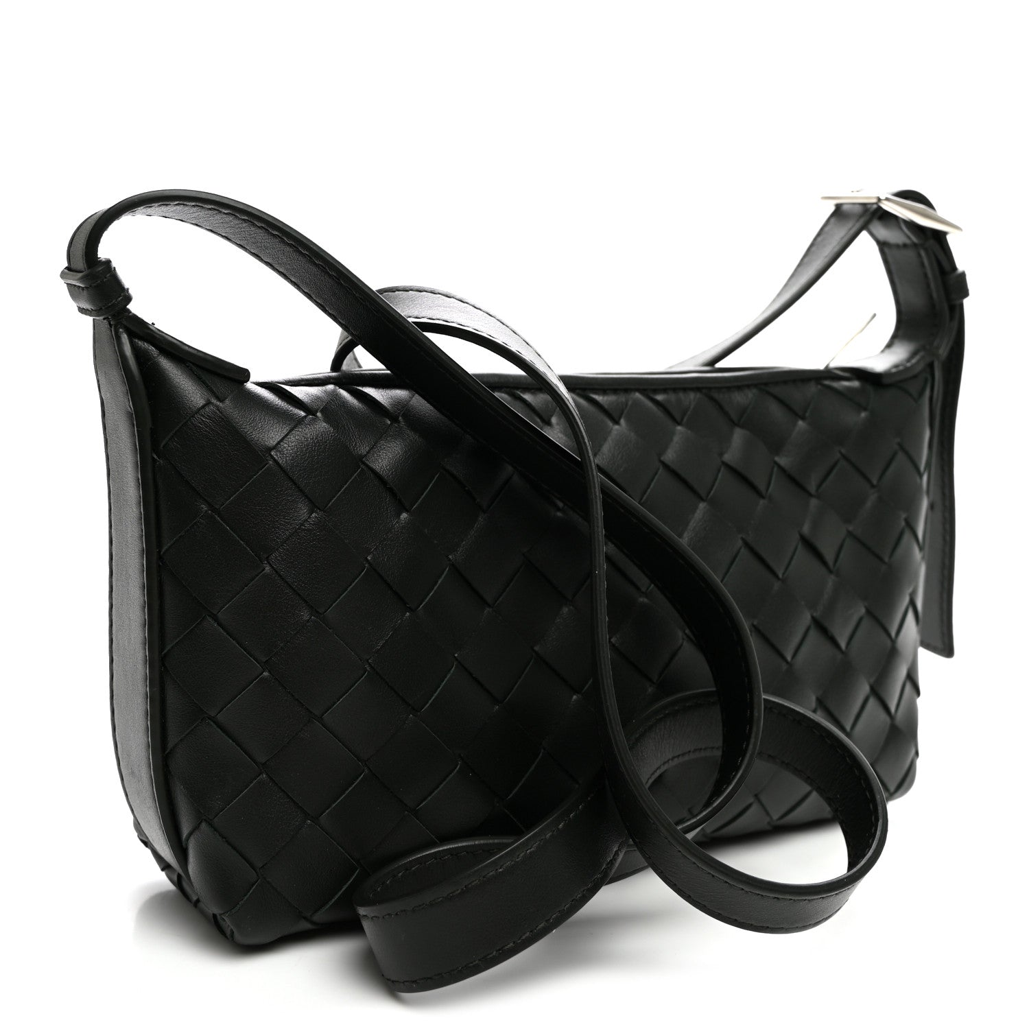 Bottega Veneta Calfskin Intrecciato Traveler Phone Pouch Dark Green 3 of 9
