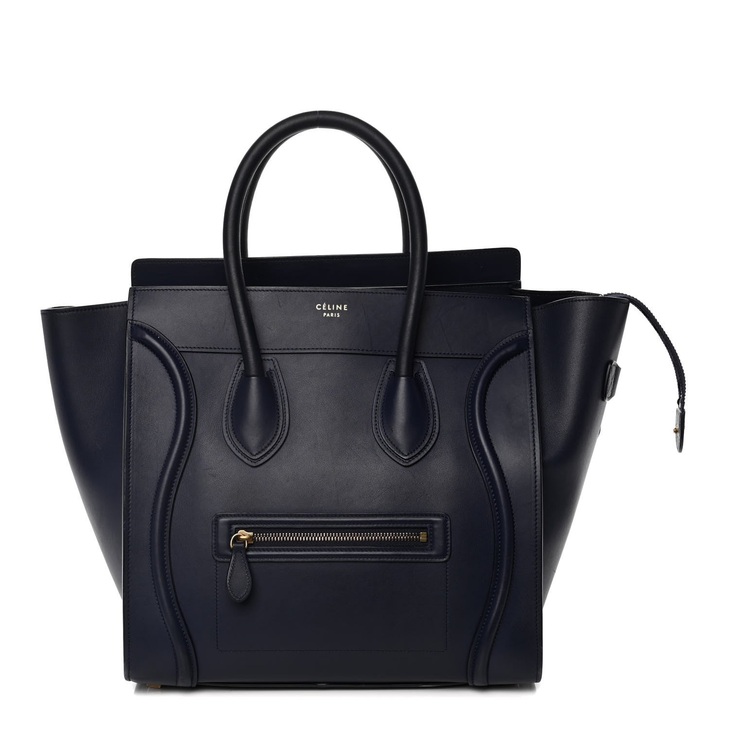 Celine Smooth Calfskin Mini Luggage Ink 1 of 28