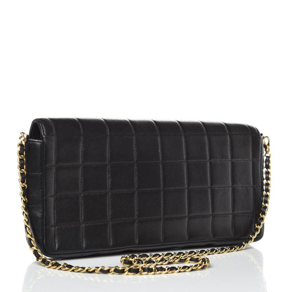 Chanel Lambskin East West Chocolate Bar Flap Black 3 of 15