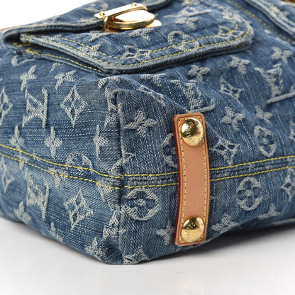 Louis Vuitton Denim Baggy GM Blue 5 of 15