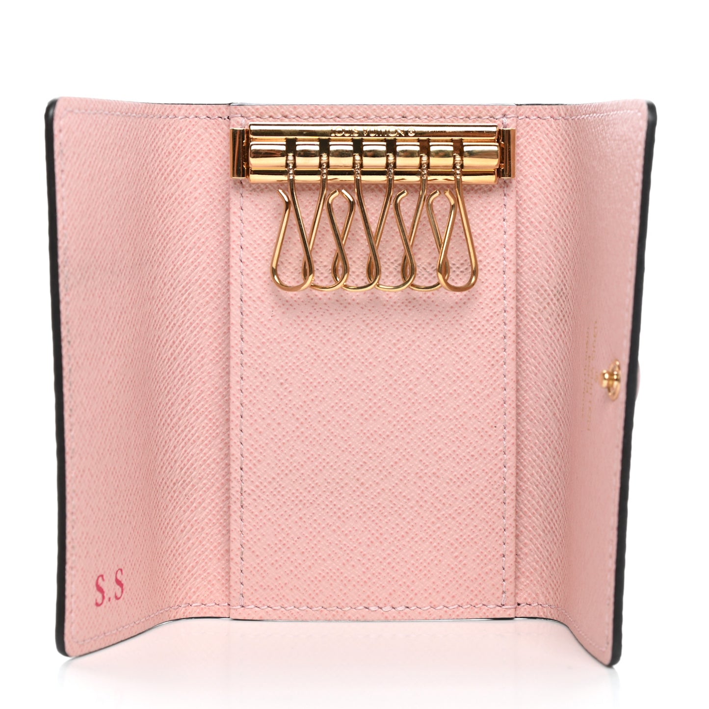 Monogram Multicles 6 Key Holder Rose Ballerine