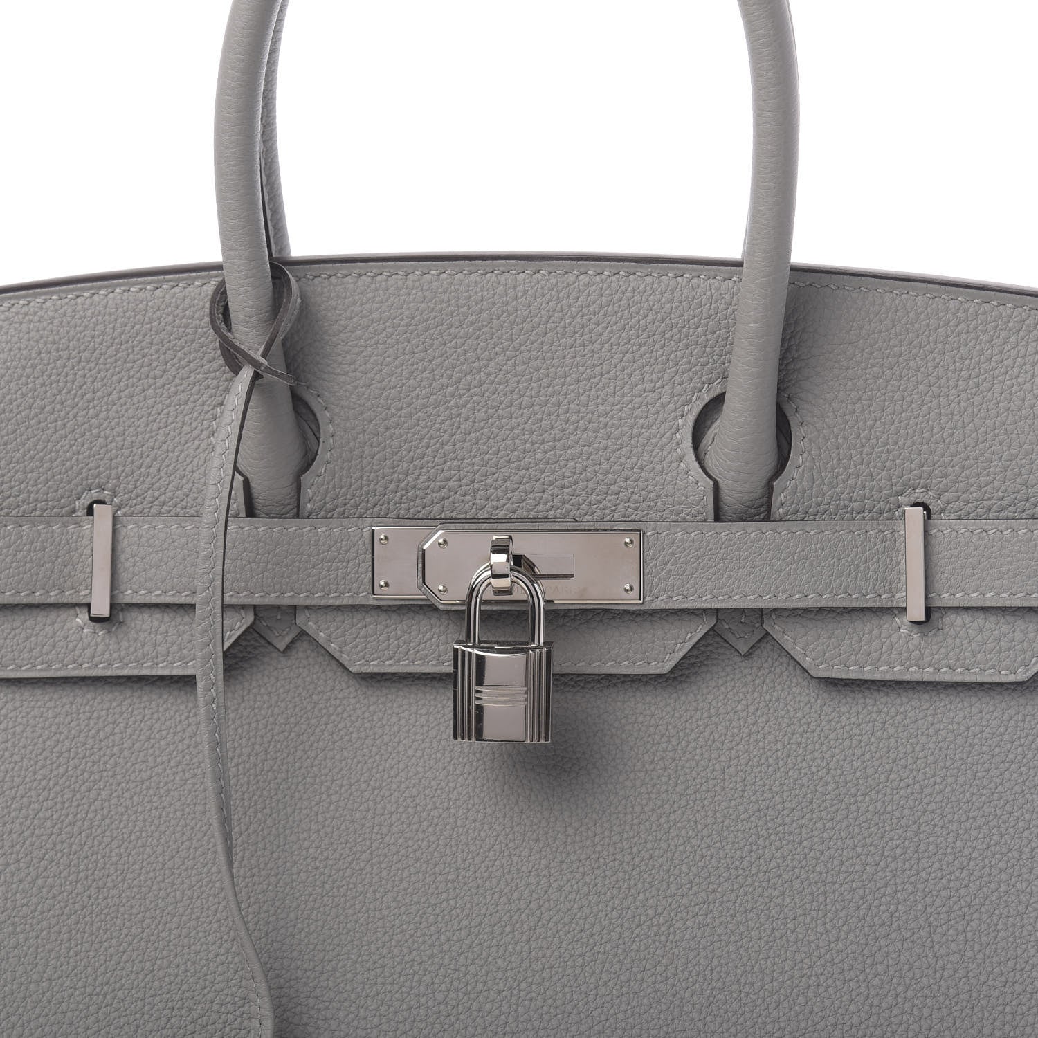 Hermes Togo Birkin 30 Gris Mouette 8 of 11