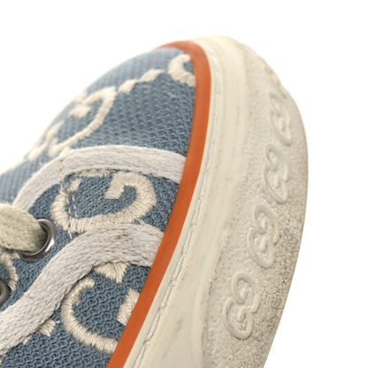 Gucci Cotton GG Monogram Web Womens 1977 Tennis Sneakers 37.5 Philod Ivory Mystic White 12 of 14
