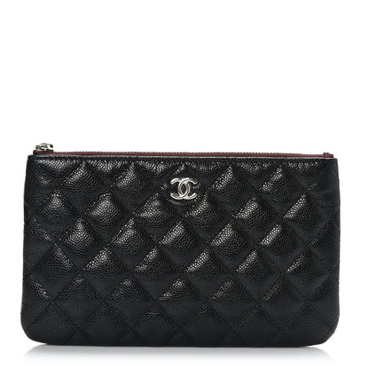 Chanel Caviar Quilted Cosmetic Case Black 1 of 9