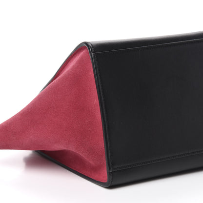 Celine Smooth Calfskin Suede Medium Tri-Color Trapeze Pink 7 of 12