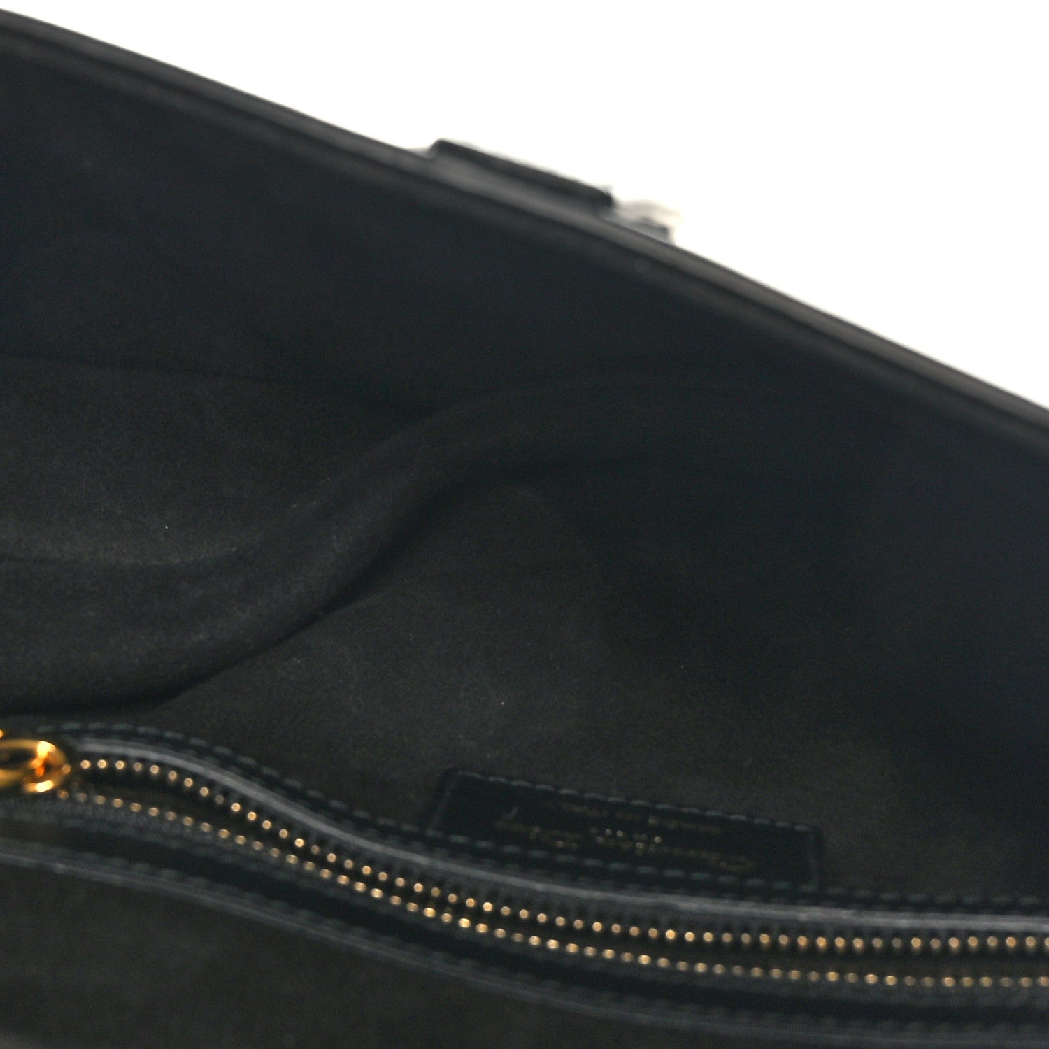 Christian Dior Calfskin Saddle Bag Black 5 of 8