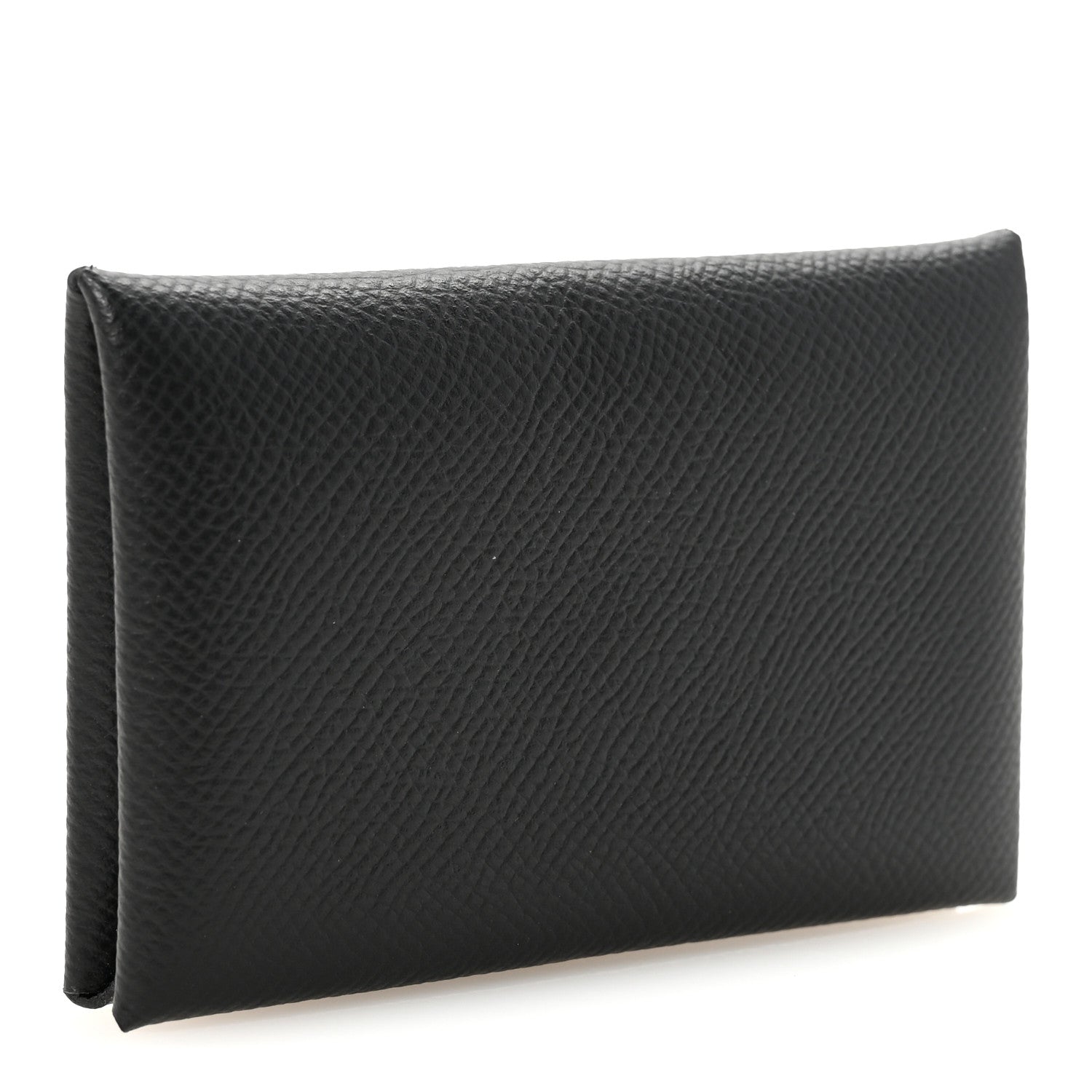 Hermes Epsom Calvi Card Case Black 3 of 7