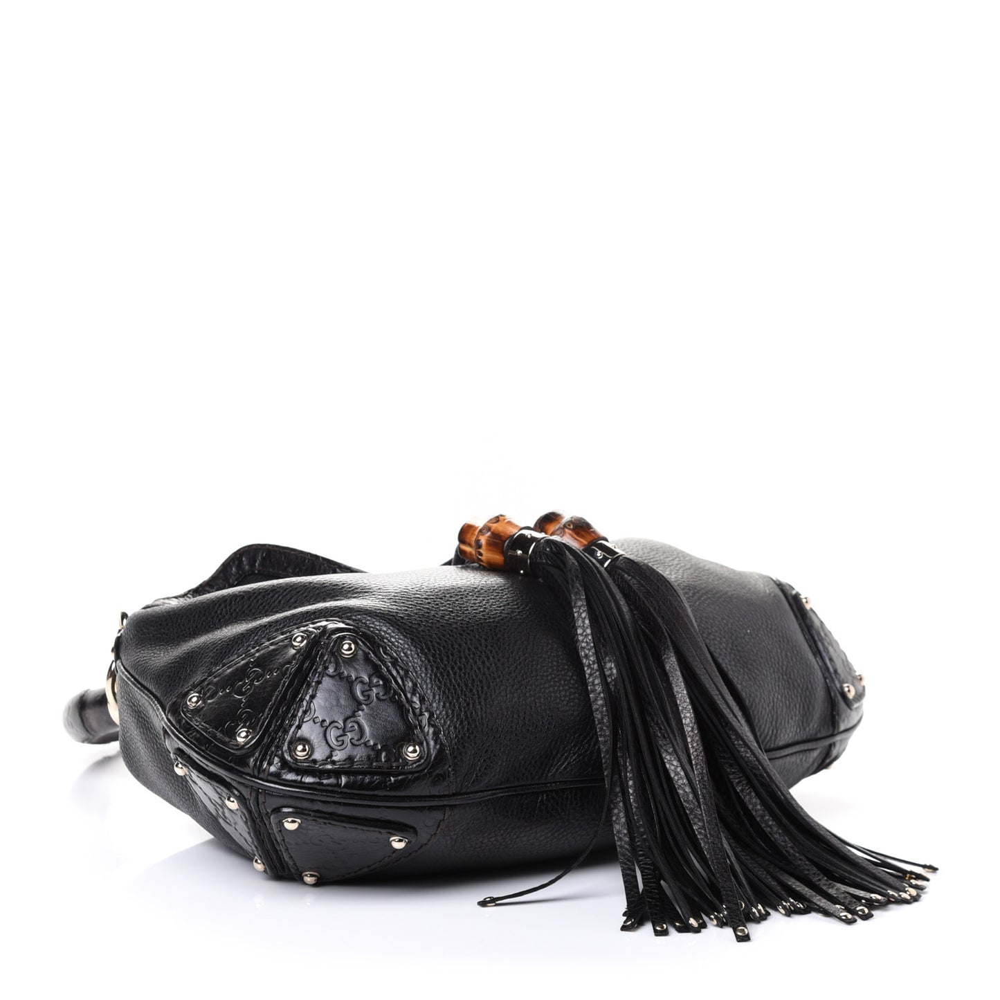 Calfskin Guccissima Bamboo Hobo