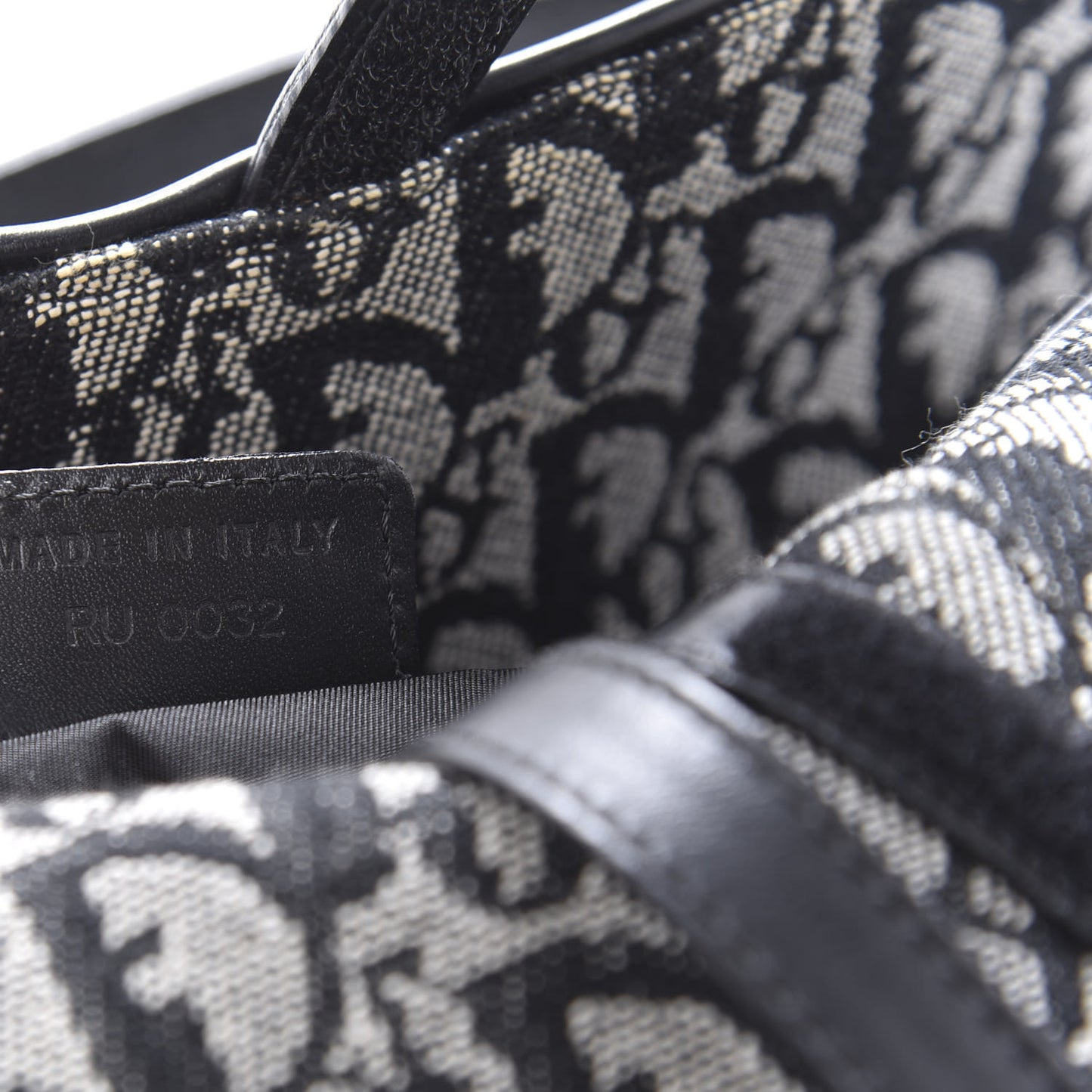 Monogram Saddle Bag Black