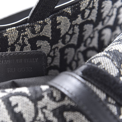 Christian Dior Monogram Saddle Bag Black 9 of 10