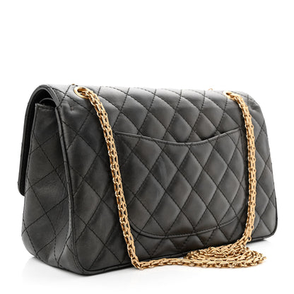 Chanel Metallic Calfskin Quilted 2.55 Reissue 226 Flap Charcoal 3 of 13
