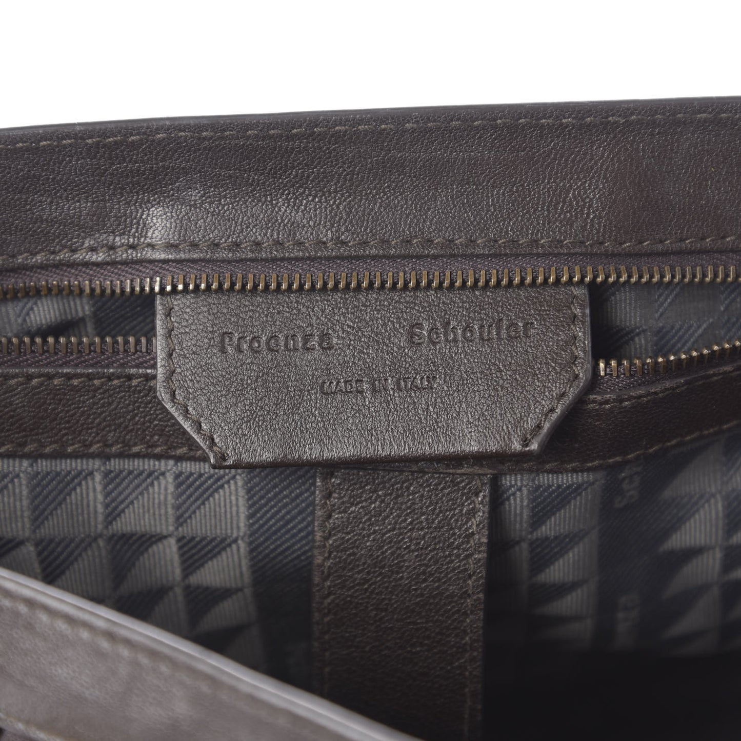 Lambskin Medium PS1 Satchel Dark Chocolate