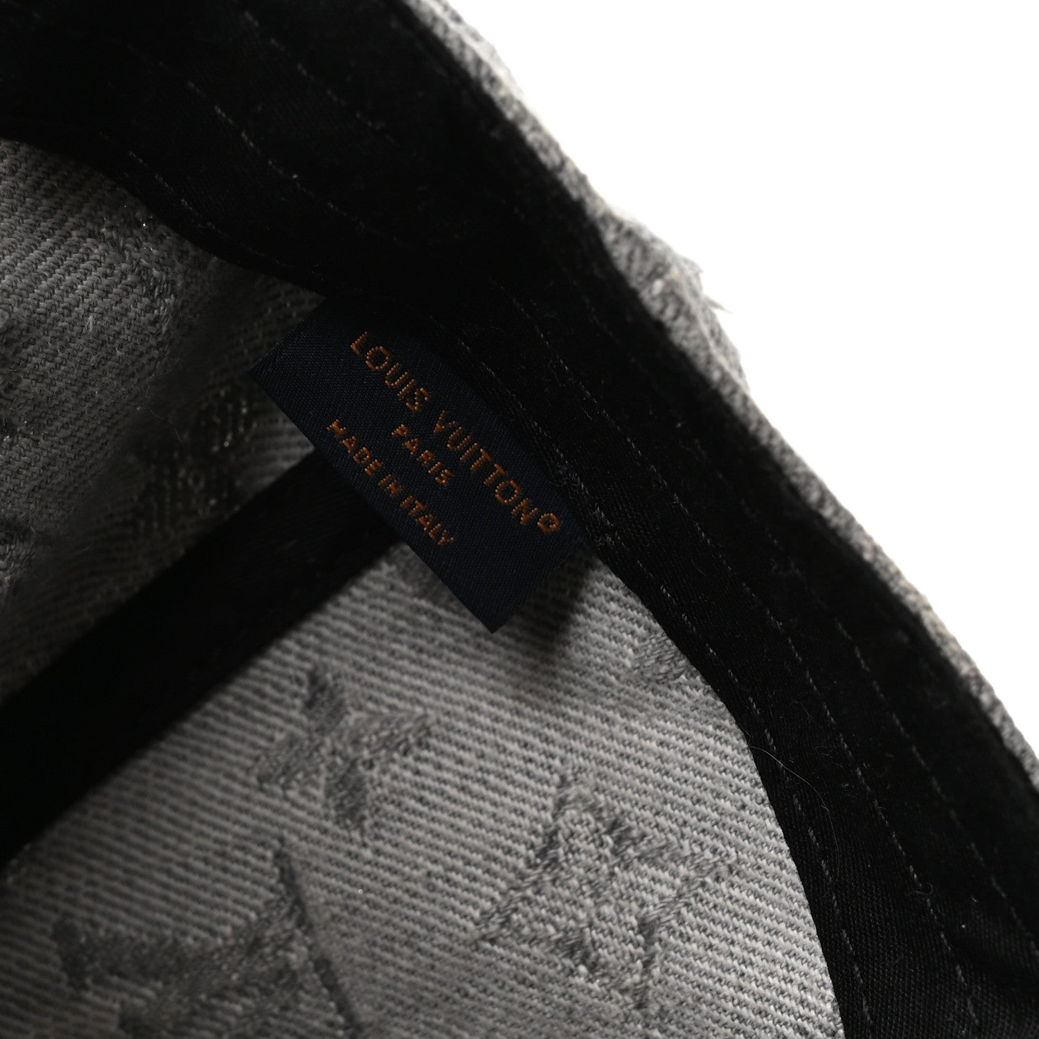 Louis Vuitton Monogram Denim Cap S Grey 8 of 8