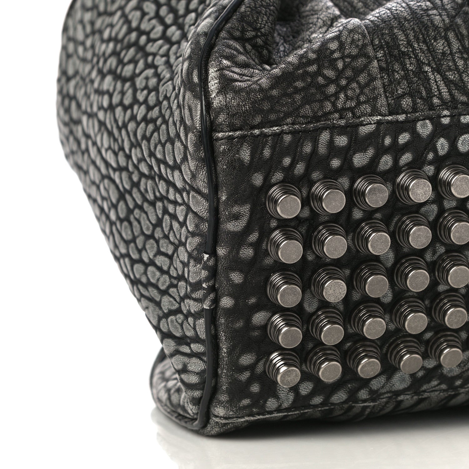 Alexander Wang Pebbled Lambskin Rocco Silver Hardware 5 of 8