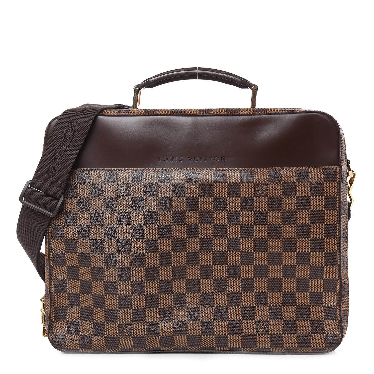 Louis Vuitton Damier Ebene Porte Ordinateur Sabana Computer Case 1 of 13